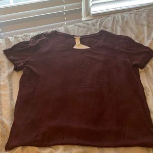 Maroon shirt
